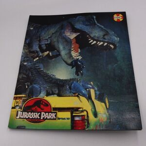 Vintage 90s Juraasic Park Folder with Game inside 1992